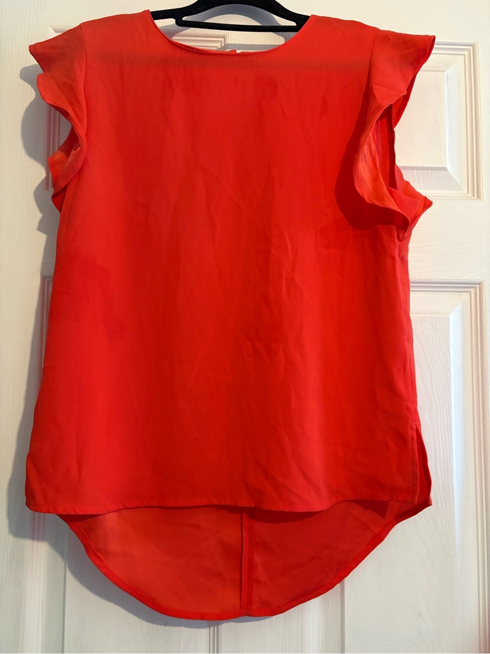Aritzia Babaton Chaplin flutter ruffle sleeve blouse - Picture 2 of 6
